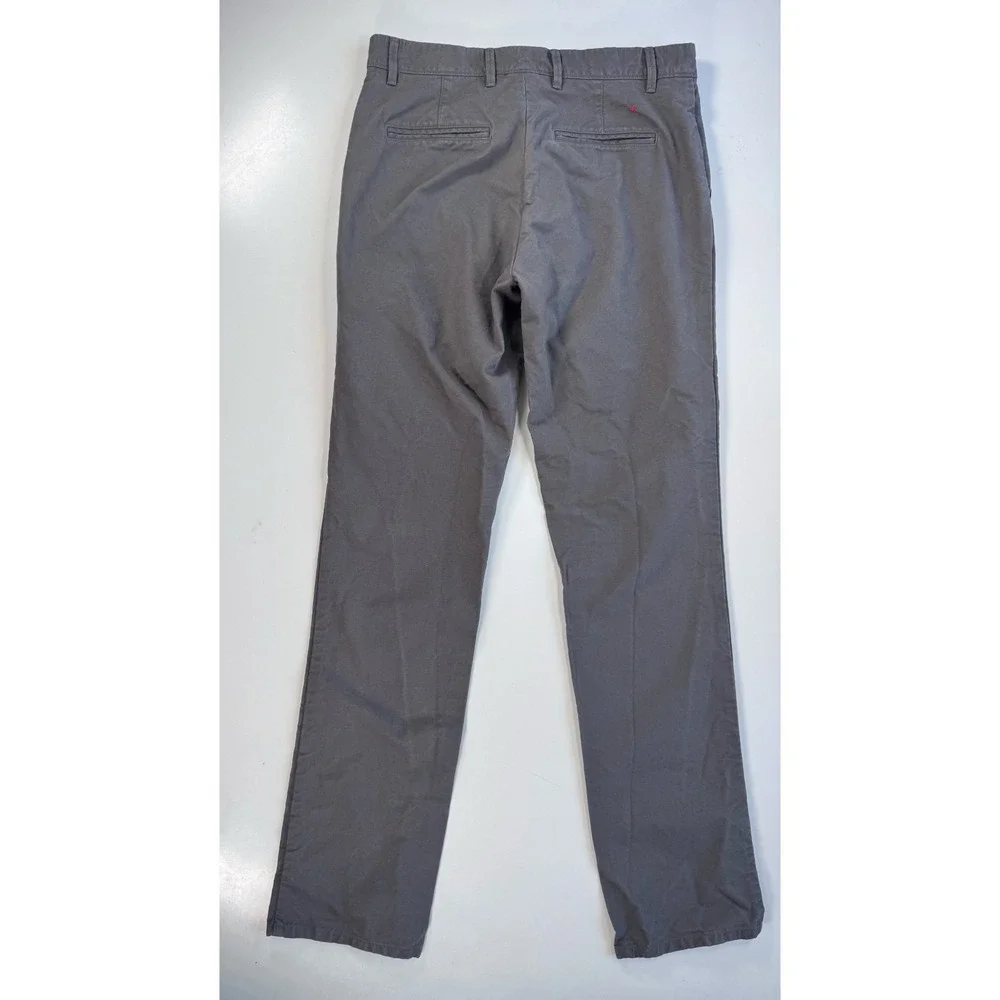 APOLIS Utility Chino Pants Mens 30x33 Gray Cotton